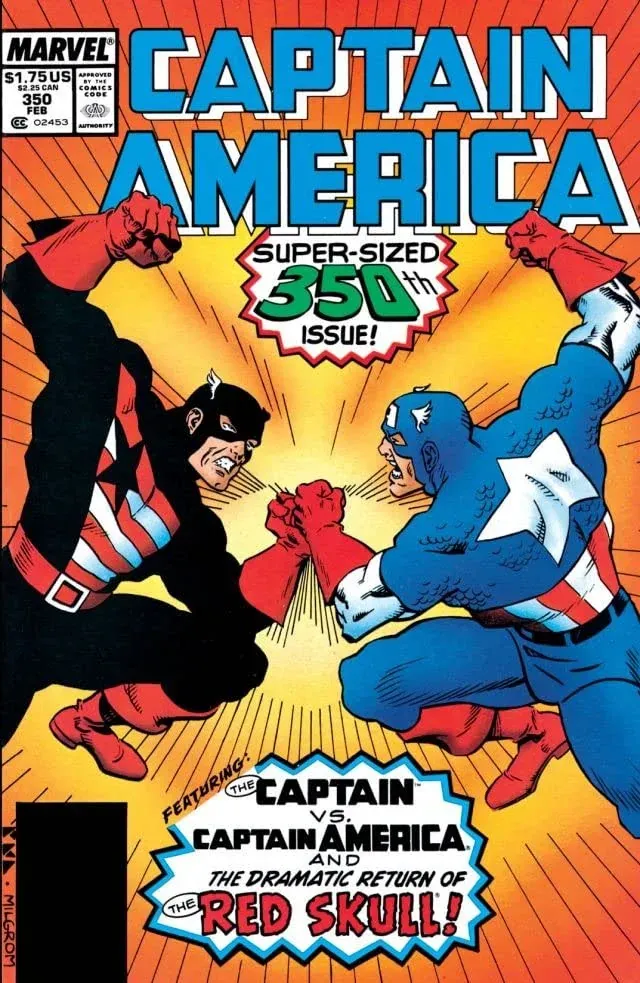 Cover of Captain America #350