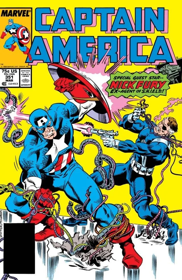 Cover of Captain America #351