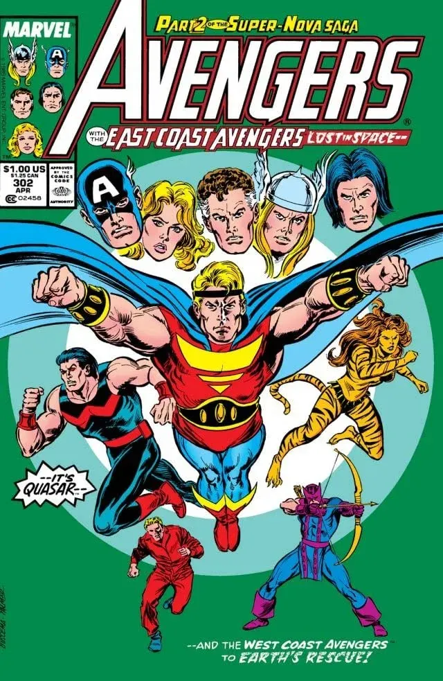 Cover of The Avengers #302