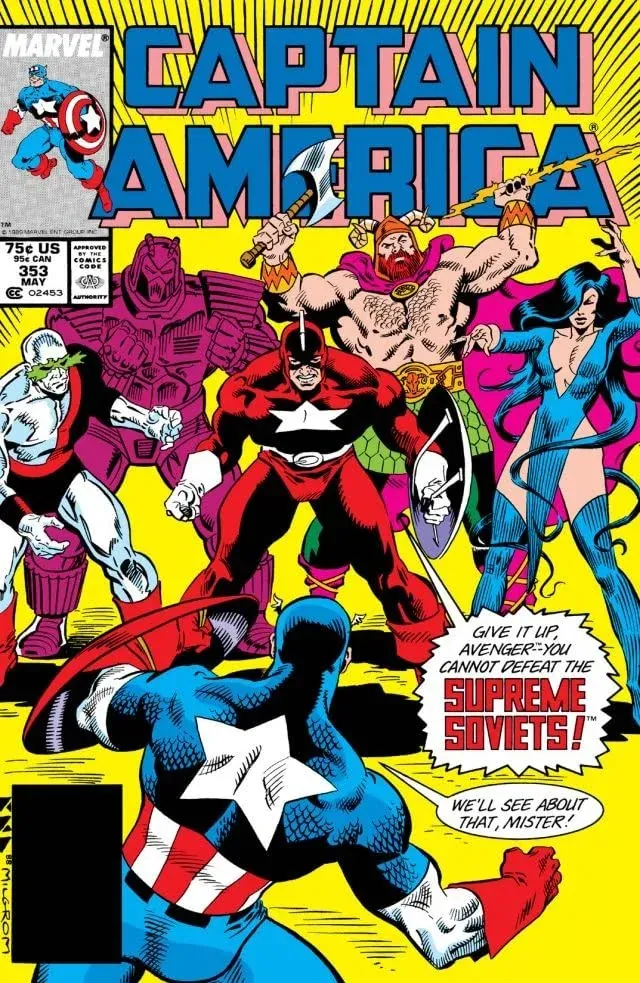 Cover of Captain America #353