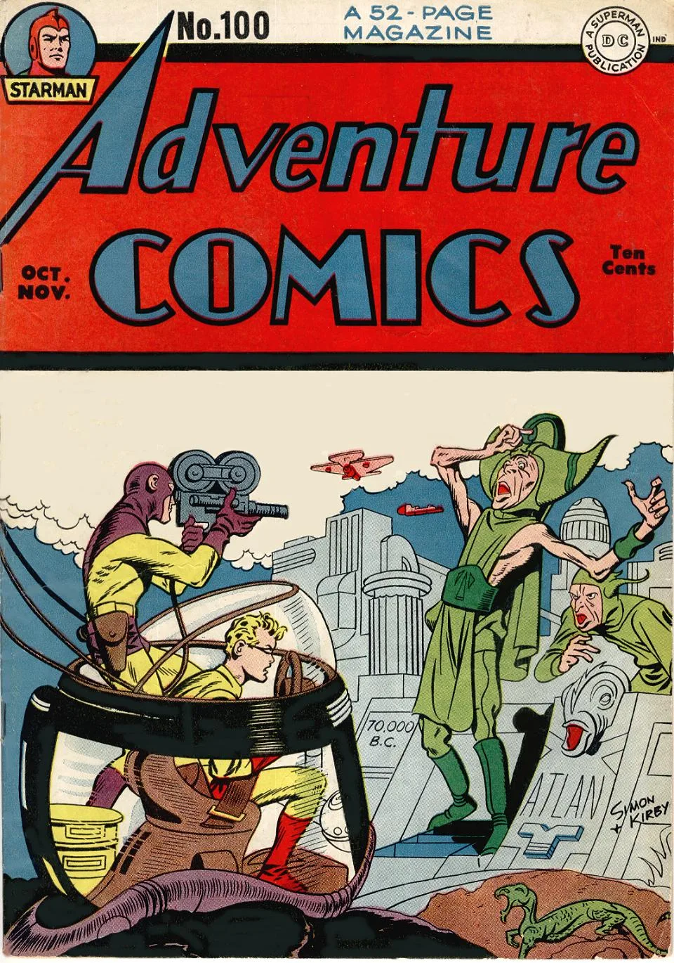 Cover of Adventure Comics #100