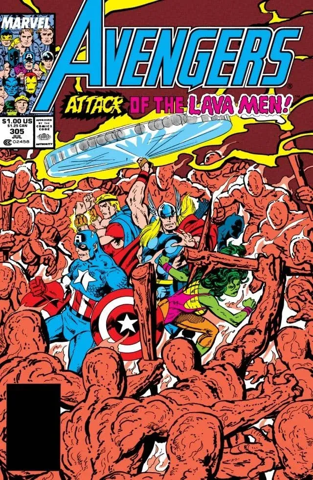 Cover of The Avengers #305