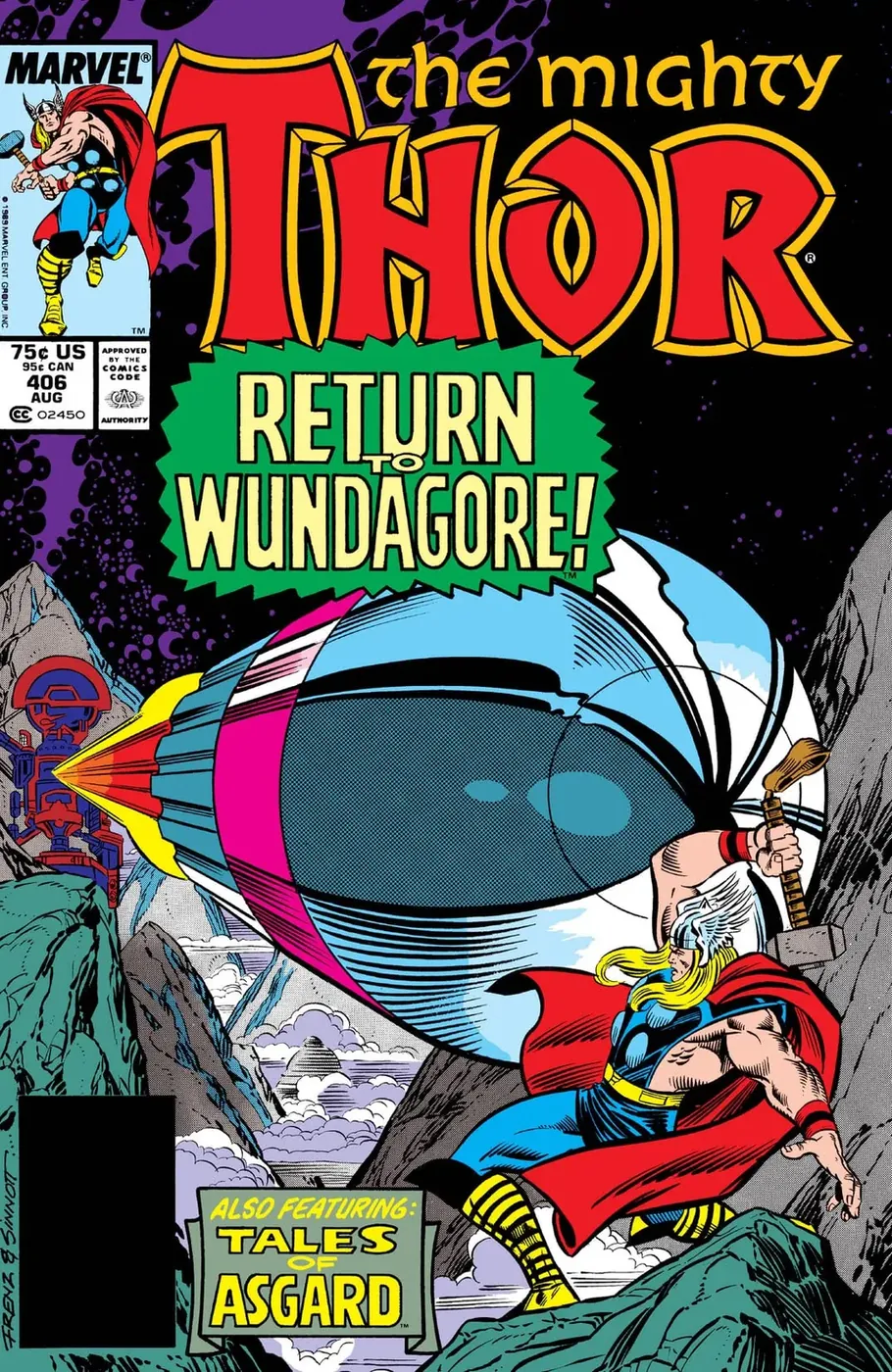 Cover of Thor #406
