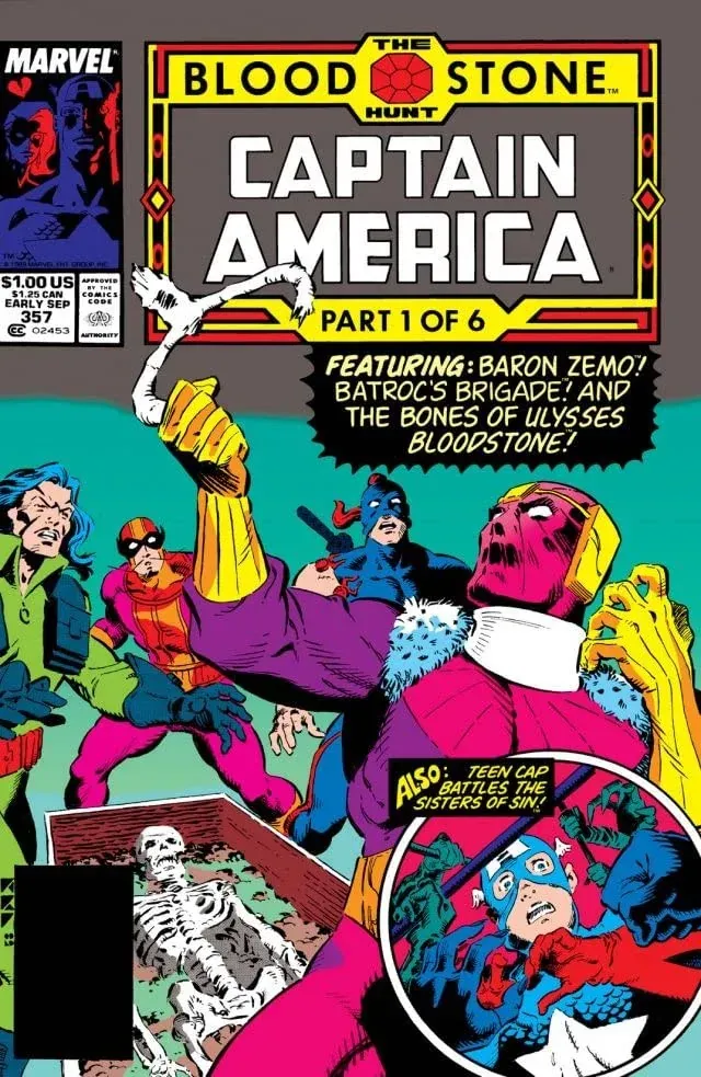 Cover of Captain America #357