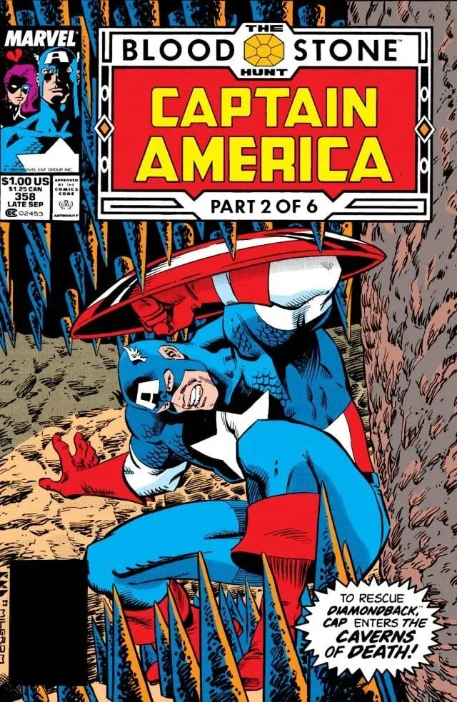 Cover of Captain America #358