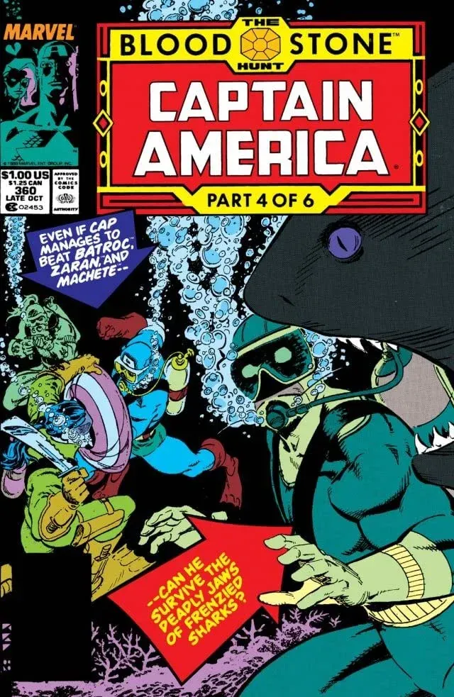 Cover of Captain America #360