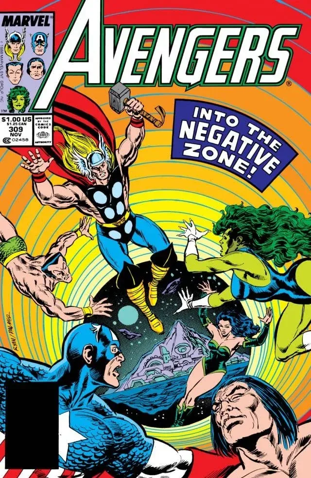 Cover of The Avengers #309