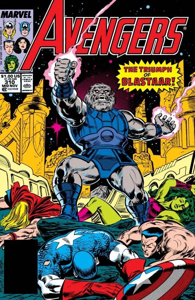 Cover of The Avengers #310