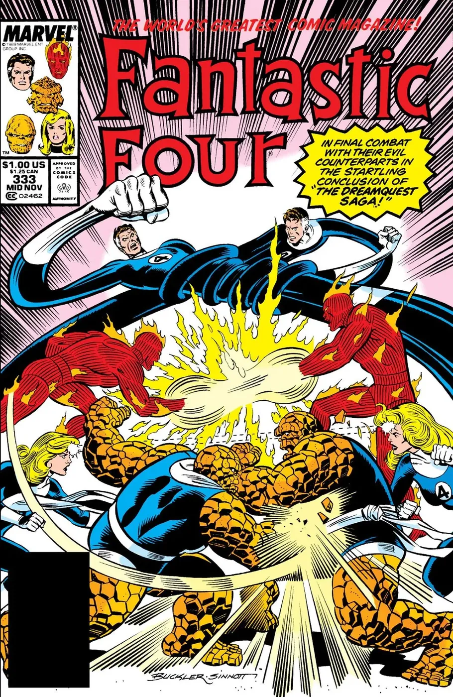 Cover of Fantastic Four #333