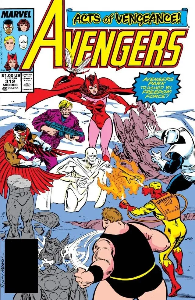 Cover of The Avengers #312