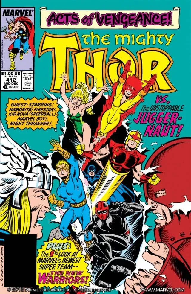 Cover of Thor #412