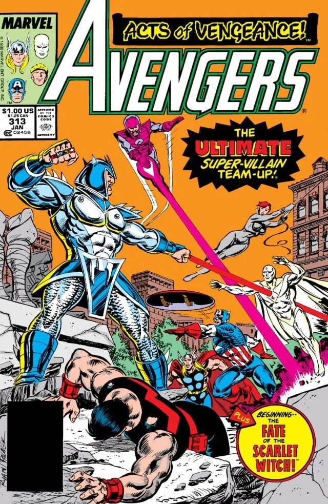 Cover of The Avengers #313