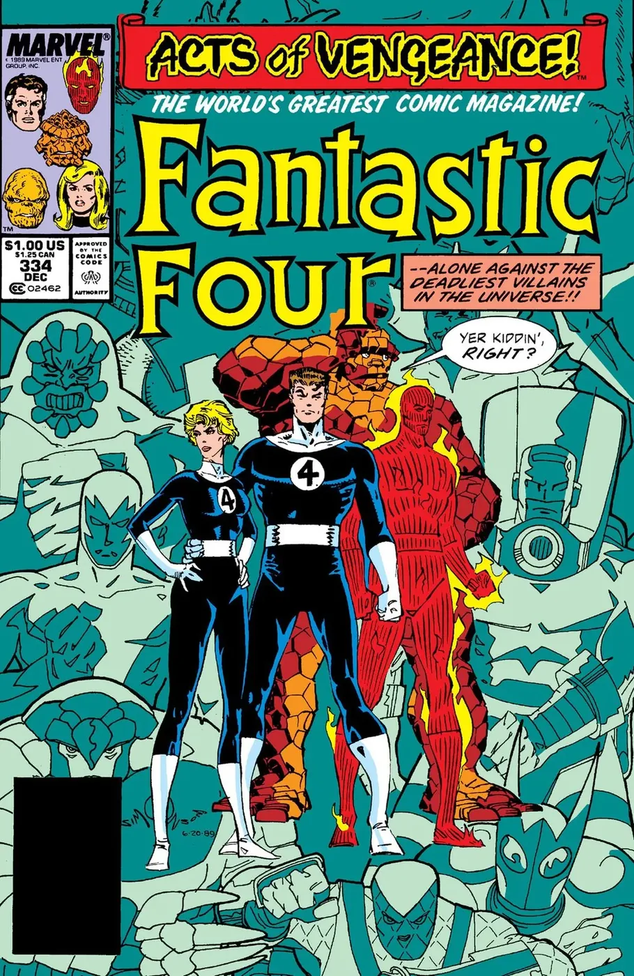 Cover of Fantastic Four #334