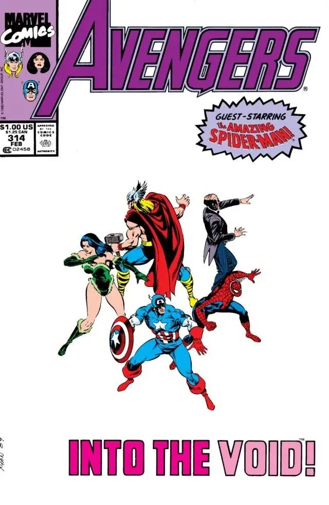 Cover of The Avengers #314