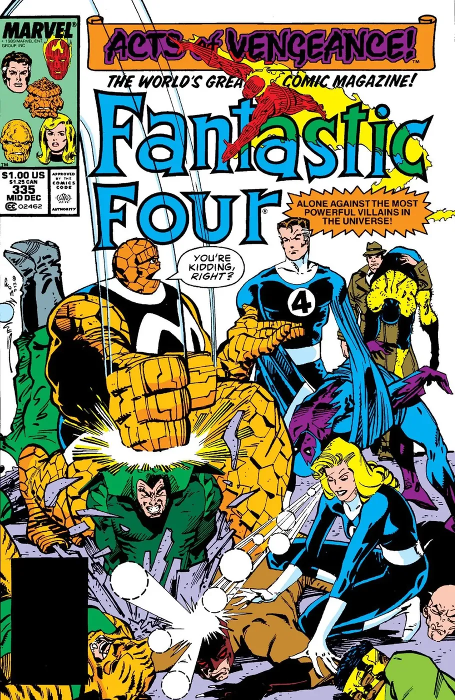 Cover of Fantastic Four #335