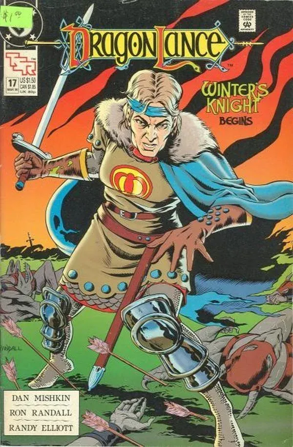 Cover of DragonLance Comic Book #17