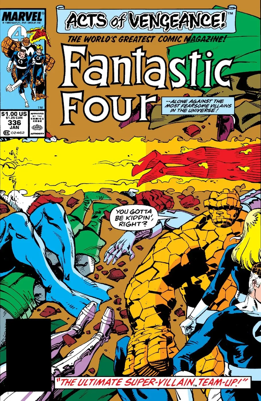 Cover of Fantastic Four #336