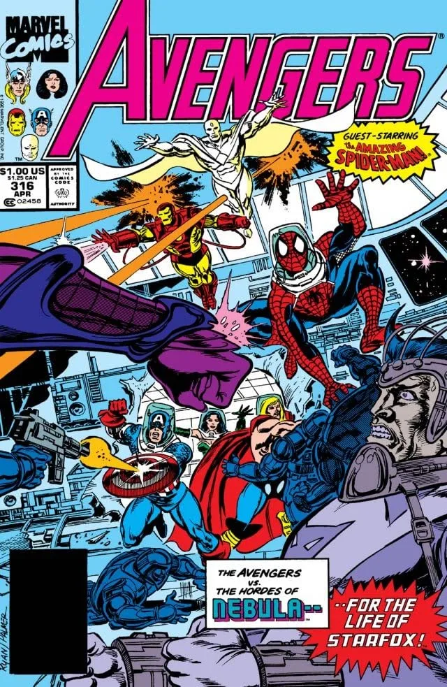 Cover of The Avengers #316