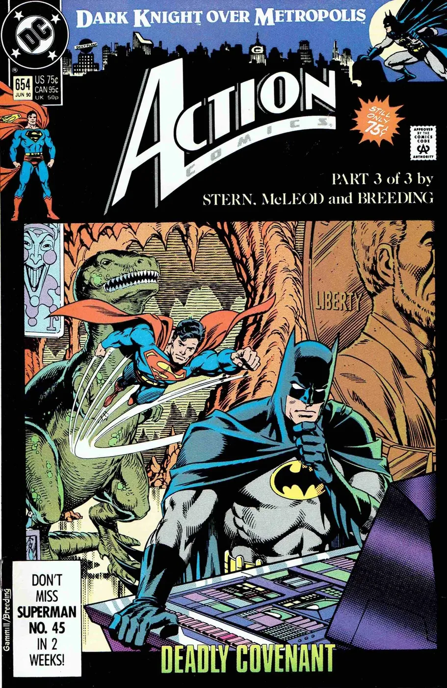 Cover of Action Comics #654