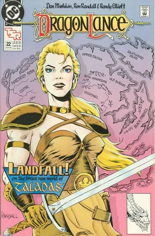 Cover of DragonLance Comic Book #22