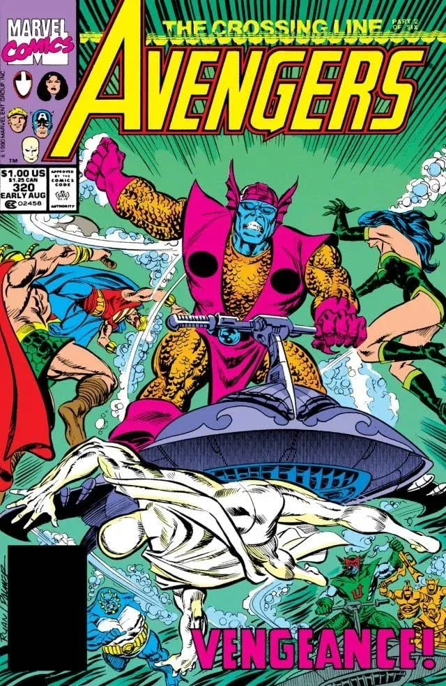 Cover of The Avengers #320
