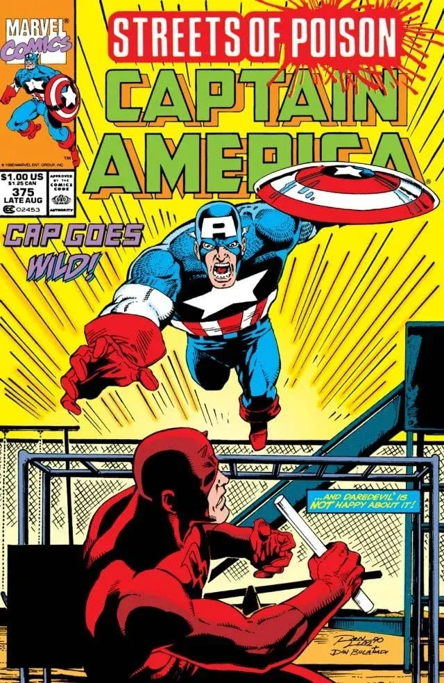 Cover of Captain America #375