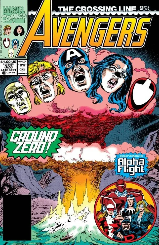 Cover of The Avengers #323