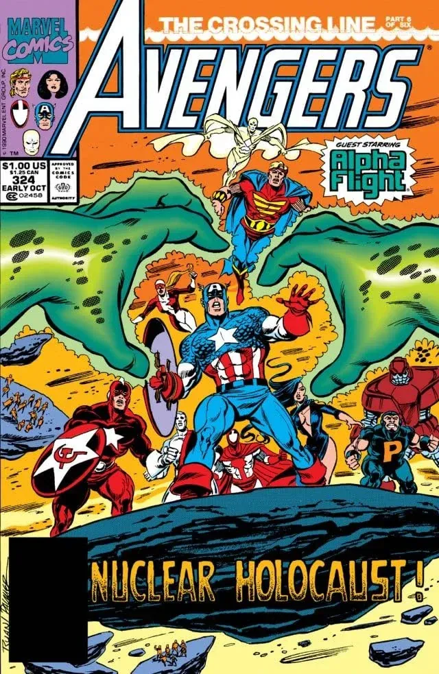 Cover of The Avengers #324