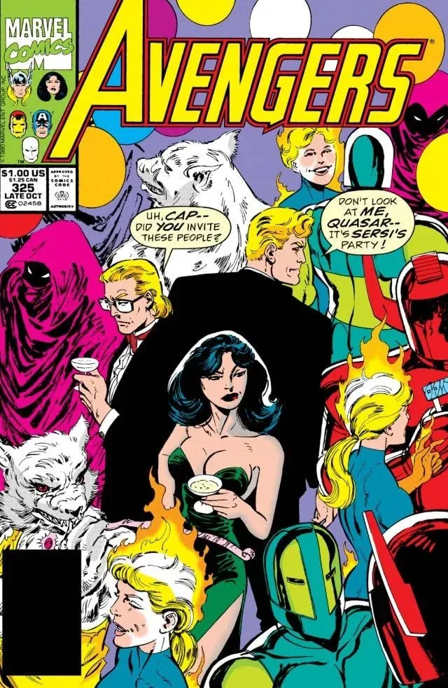 Cover of The Avengers #325