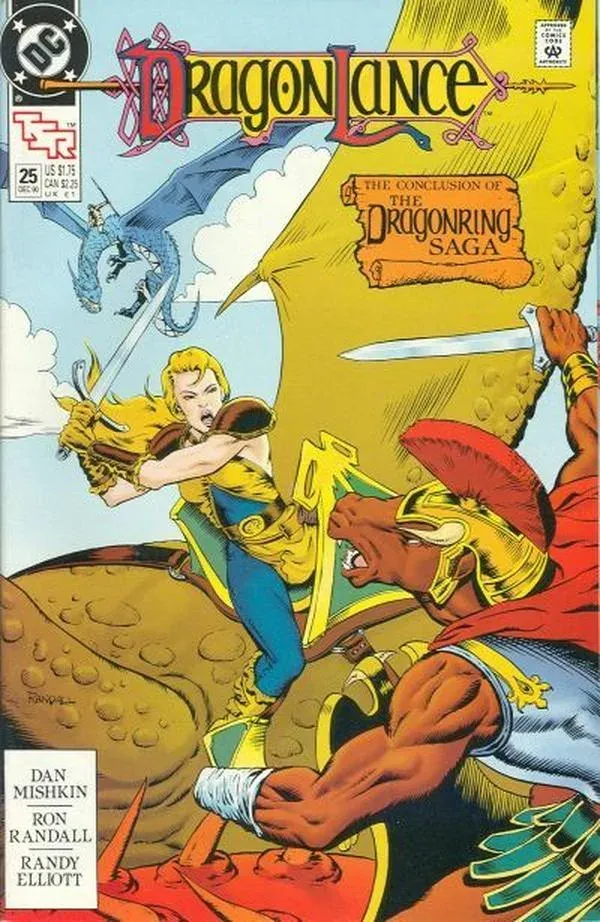 Cover of DragonLance Comic Book #25