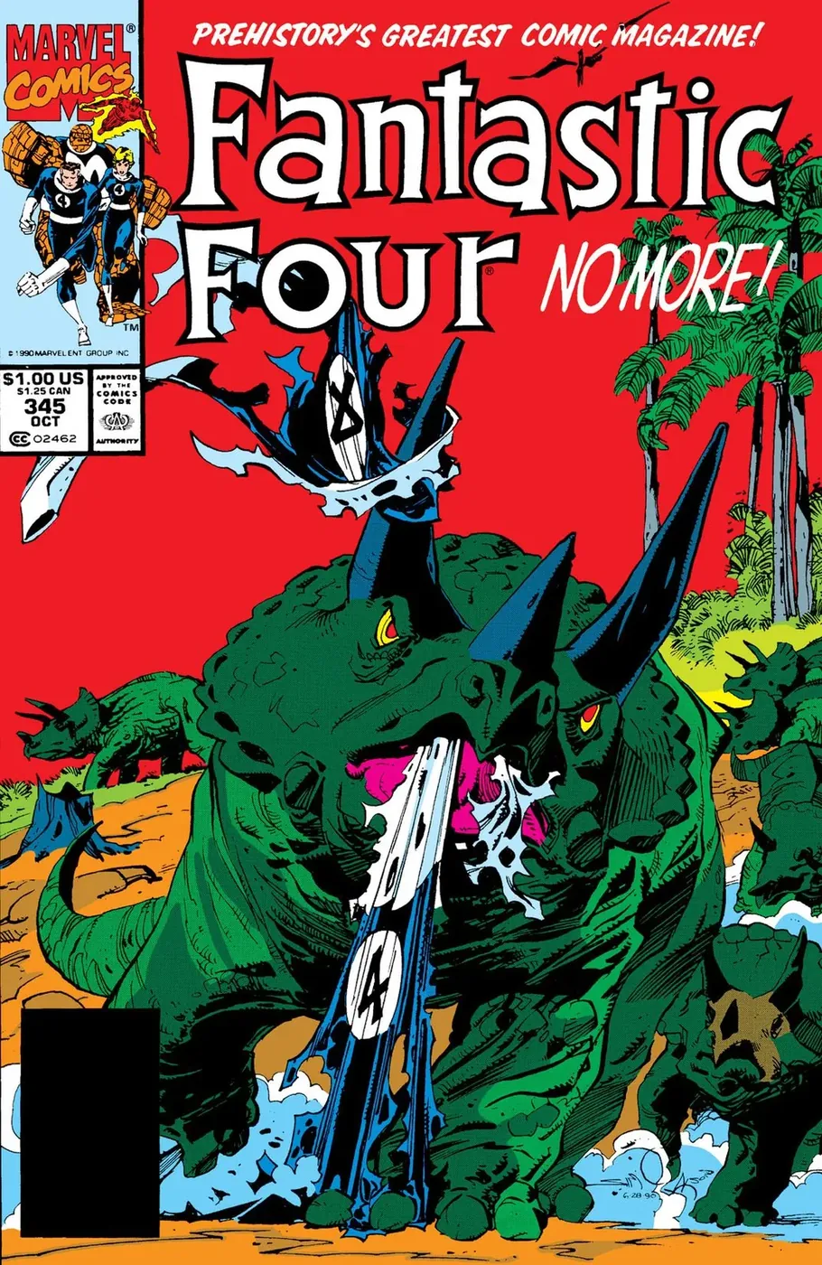Cover of Fantastic Four #345