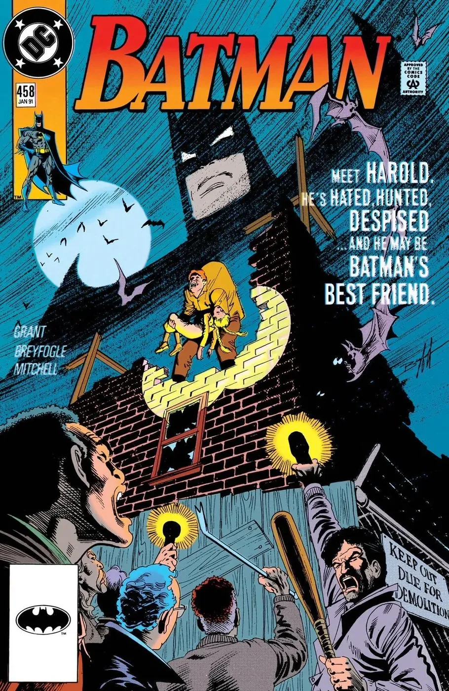 Cover of Batman #458