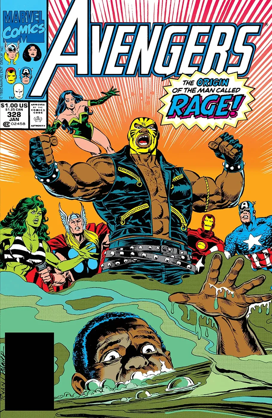 Cover of The Avengers #328
