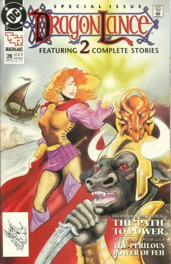 Cover of DragonLance Comic Book #28