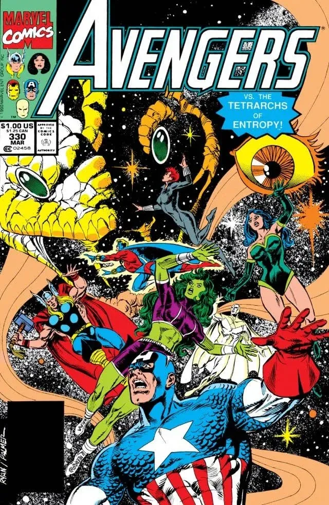 Cover of The Avengers #330