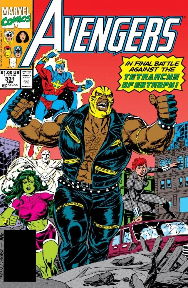 Cover of The Avengers #331