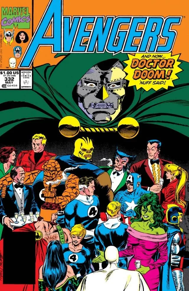 Cover of The Avengers #332