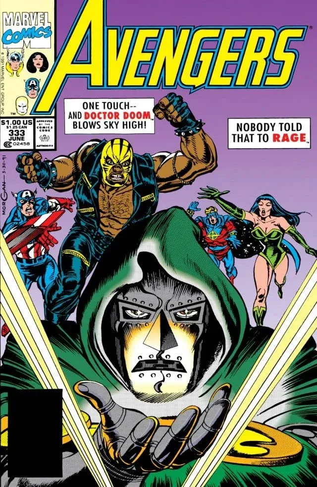 Cover of The Avengers #333