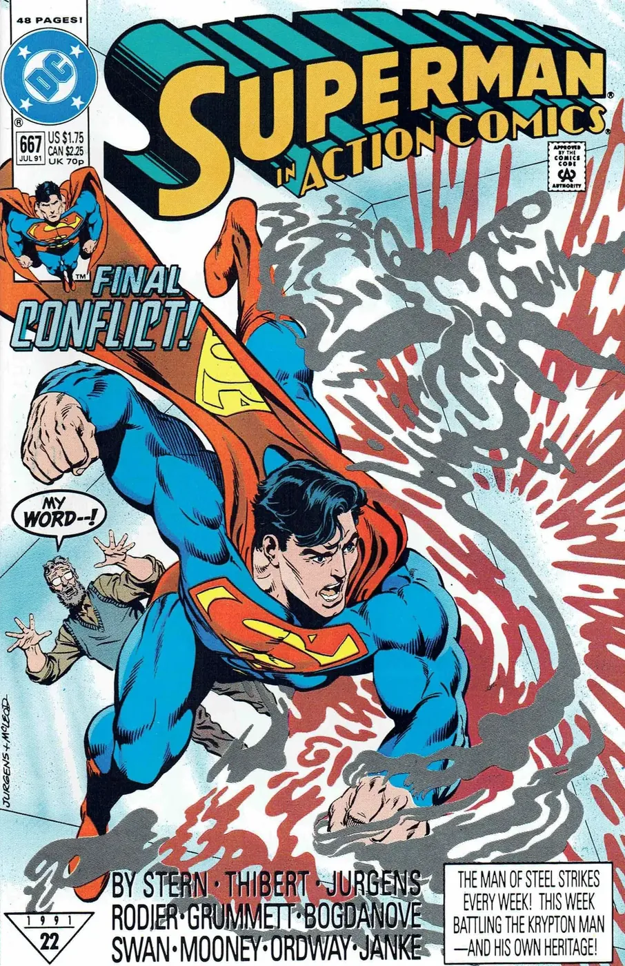 Cover of Action Comics #667