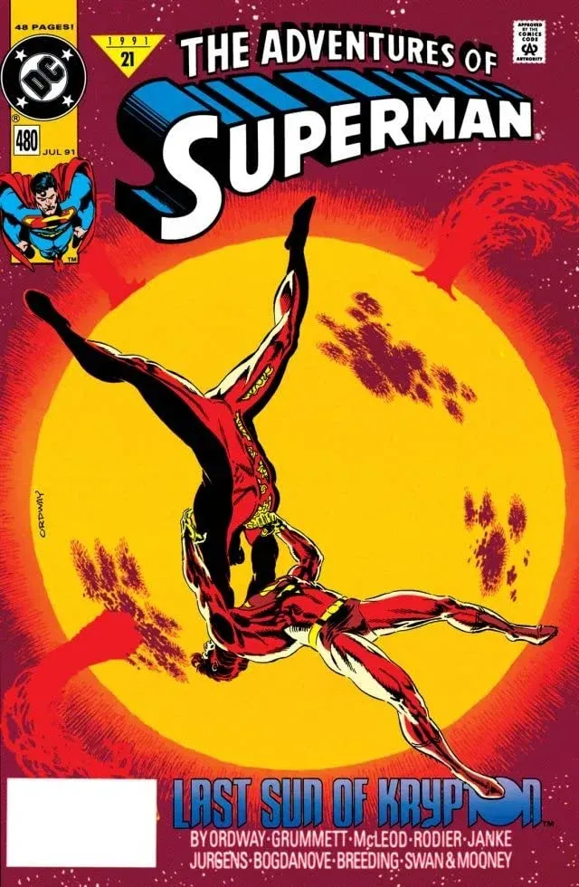 Cover of Adventures of Superman #480