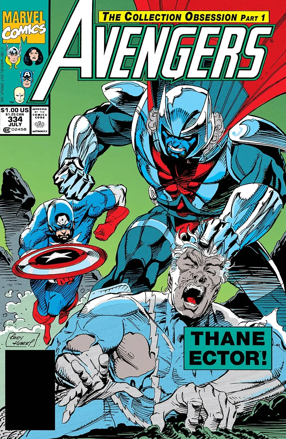 Cover of The Avengers #334