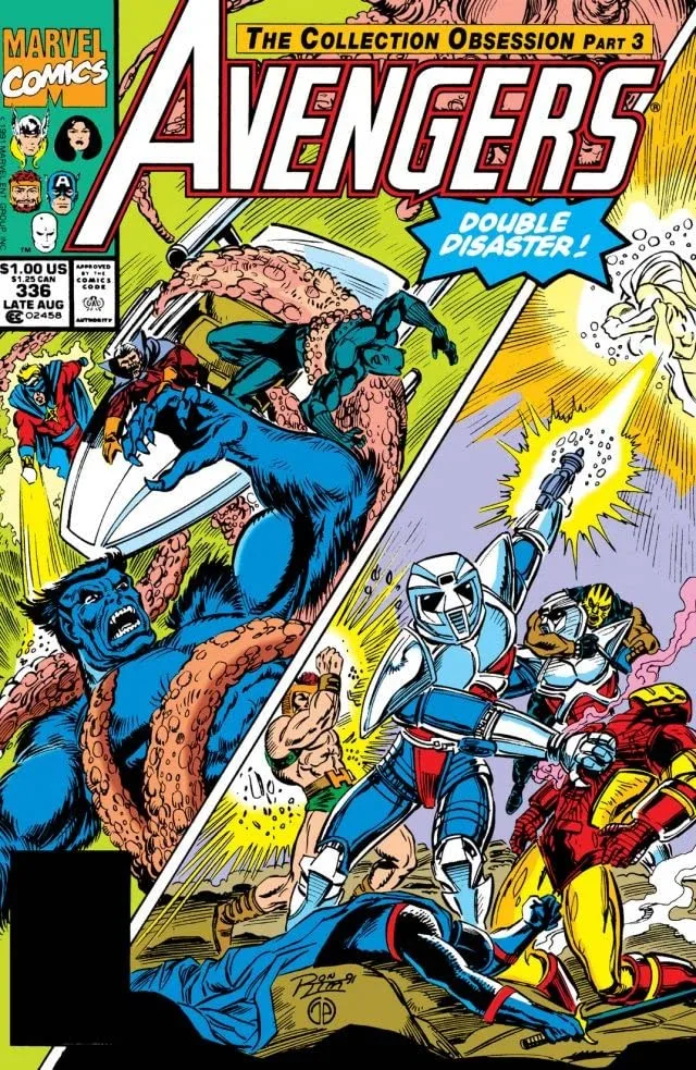 Cover of The Avengers #336