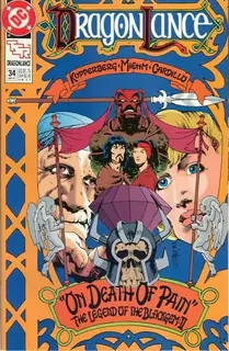 Cover of DragonLance Comic Book #34