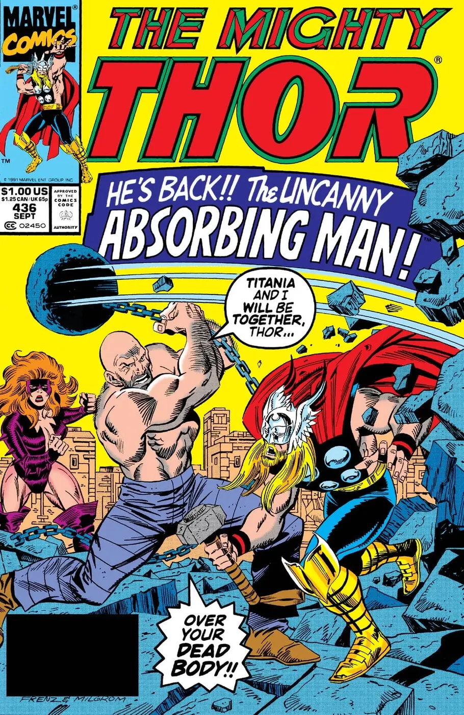 Cover of Thor #436