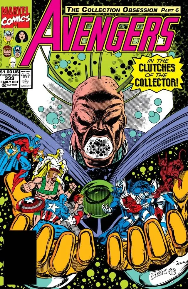 Cover of The Avengers #339
