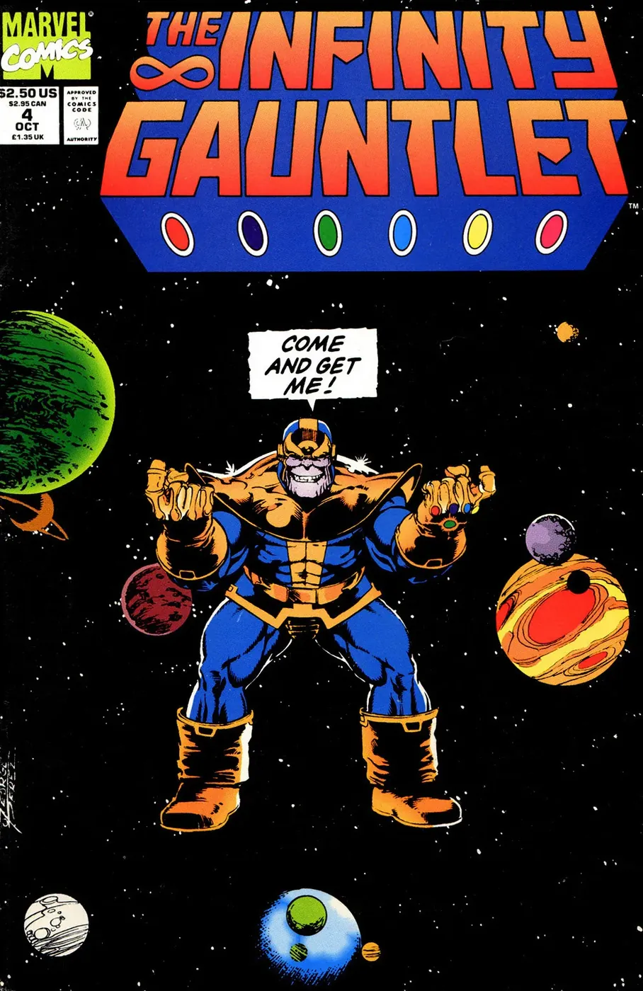 Cover of The Infinity Gauntlet #4
