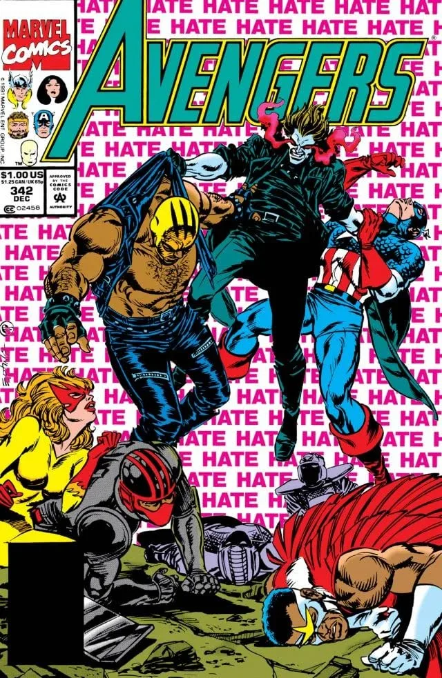 Cover of The Avengers #342
