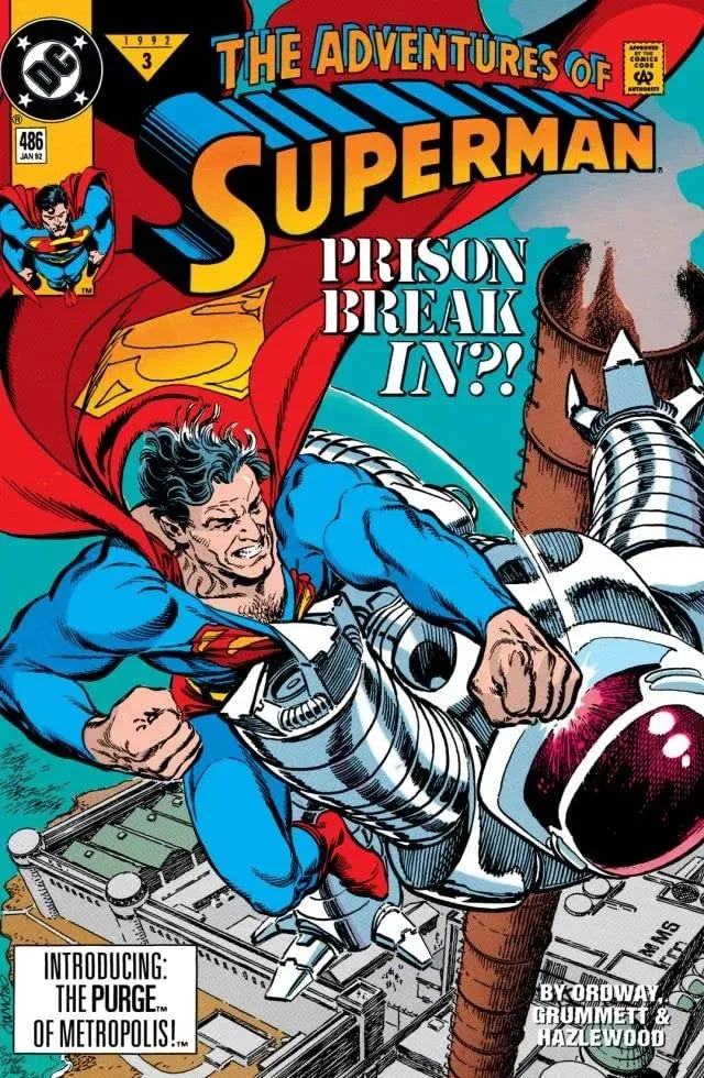 Cover of Adventures of Superman #486