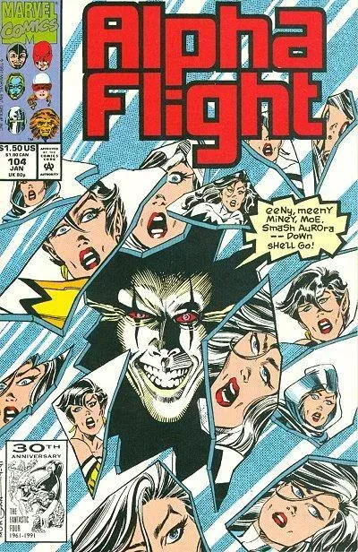 Cover of Alpha Flight #104