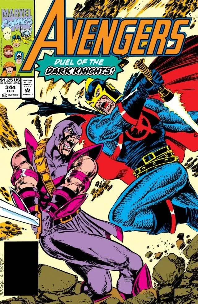 Cover of The Avengers #344